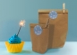 Preview: 24 Geschenkaufkleber Geburtstag blau