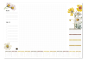 Preview: Schreibtischunterlage Wildblume