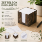 Preview: Zettelbox Holzoptik