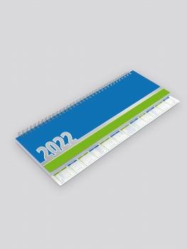 Tischkalender 2022 Blau-Grün
