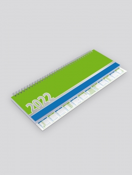 Tischkalender 2022 Grün-Blau