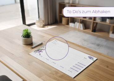 Preview: Schreibtischunterlage Lavendel