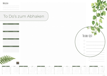 Preview: Schreibtischunterlage Leaf