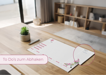 Preview: Schreibtischunterlage Lotus