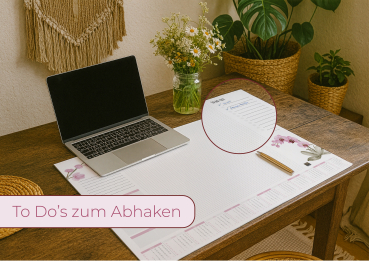 Preview: Schreibtischunterlage Orchidee