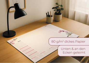 Schreibtischunterlage Orchidee