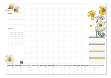 Preview: Schreibtischunterlage Wildblume