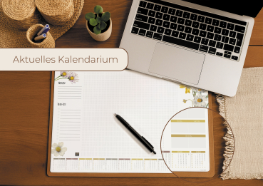 Preview: Schreibtischunterlage Wildblume