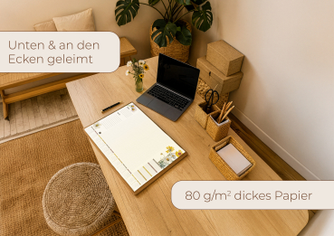 Schreibtischunterlage Wildblume