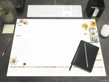Schreibtischunterlage Wildblume