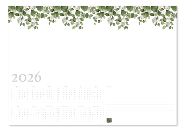 Schreibtischunterlage Eucalyptus