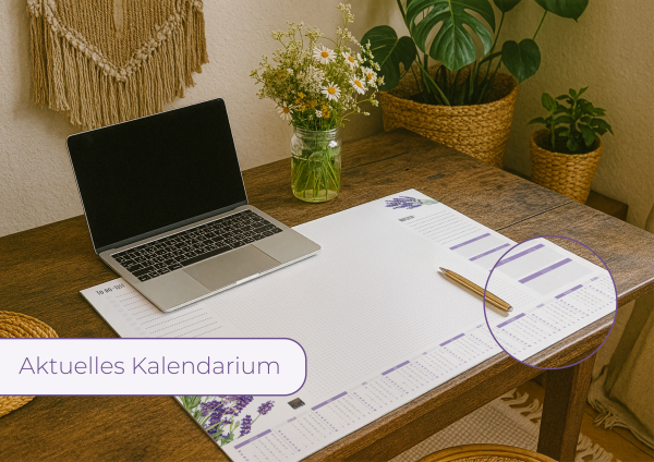 Schreibtischunterlage Lavendel