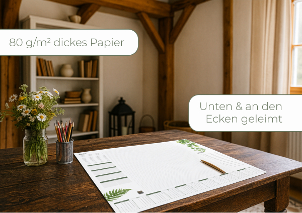 Schreibtischunterlage Leaf