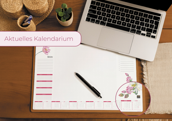 Schreibtischunterlage Lotus