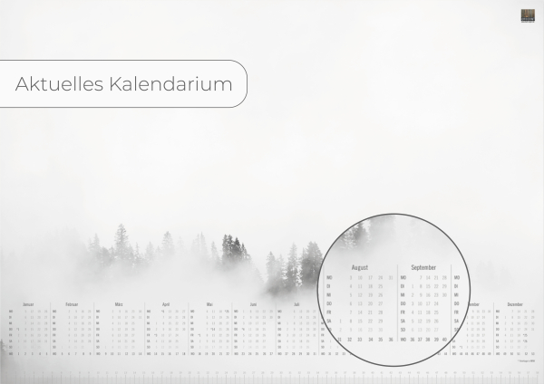 Schreibtischunterlage Waldstimmung