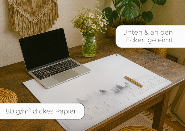 Schreibtischunterlage Waldstimmung