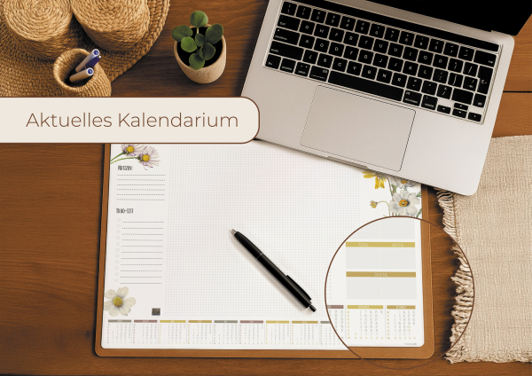 Schreibtischunterlage Wildblume