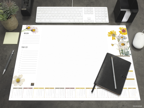 Schreibtischunterlage Wildblume